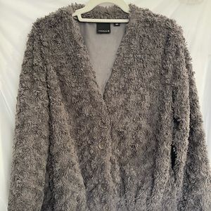 Trouve grey button up cardigan